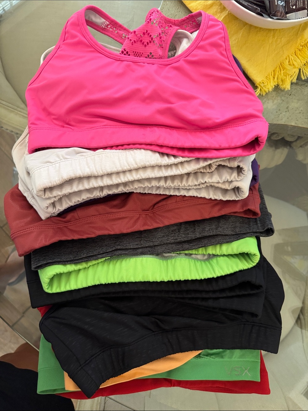 Women's Hot Pink Sports Bra - Unbranded